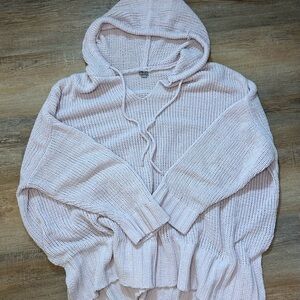 Aerie Oversized Light Purple Knit Hoodie